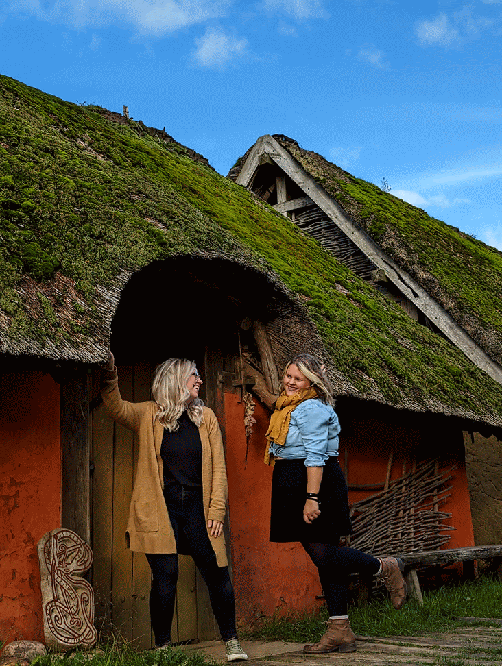 wandering through a Viking village in Ribe 2023