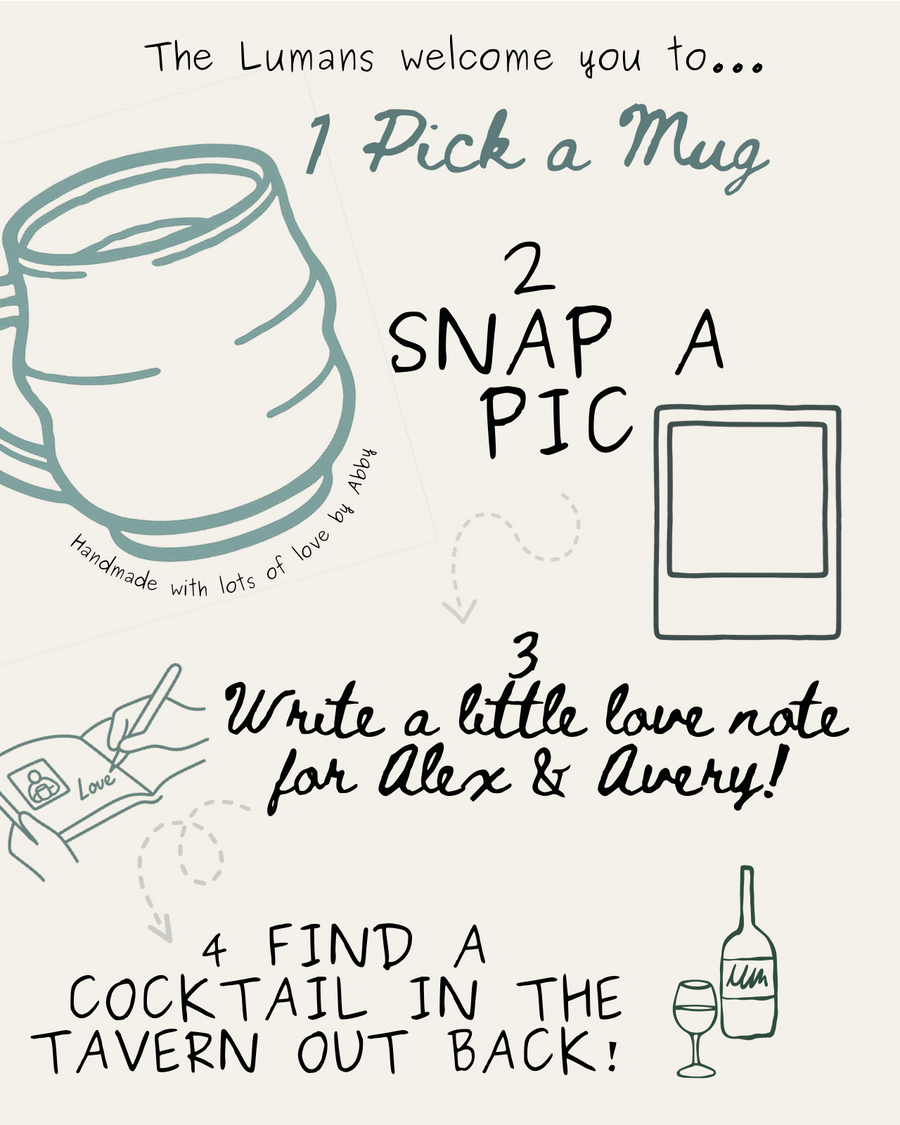 A cozy wedding favor for the welcome table