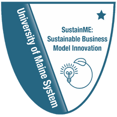SustainME: Sustainable Business Model Innovation Level 1 badge, University of Maine System